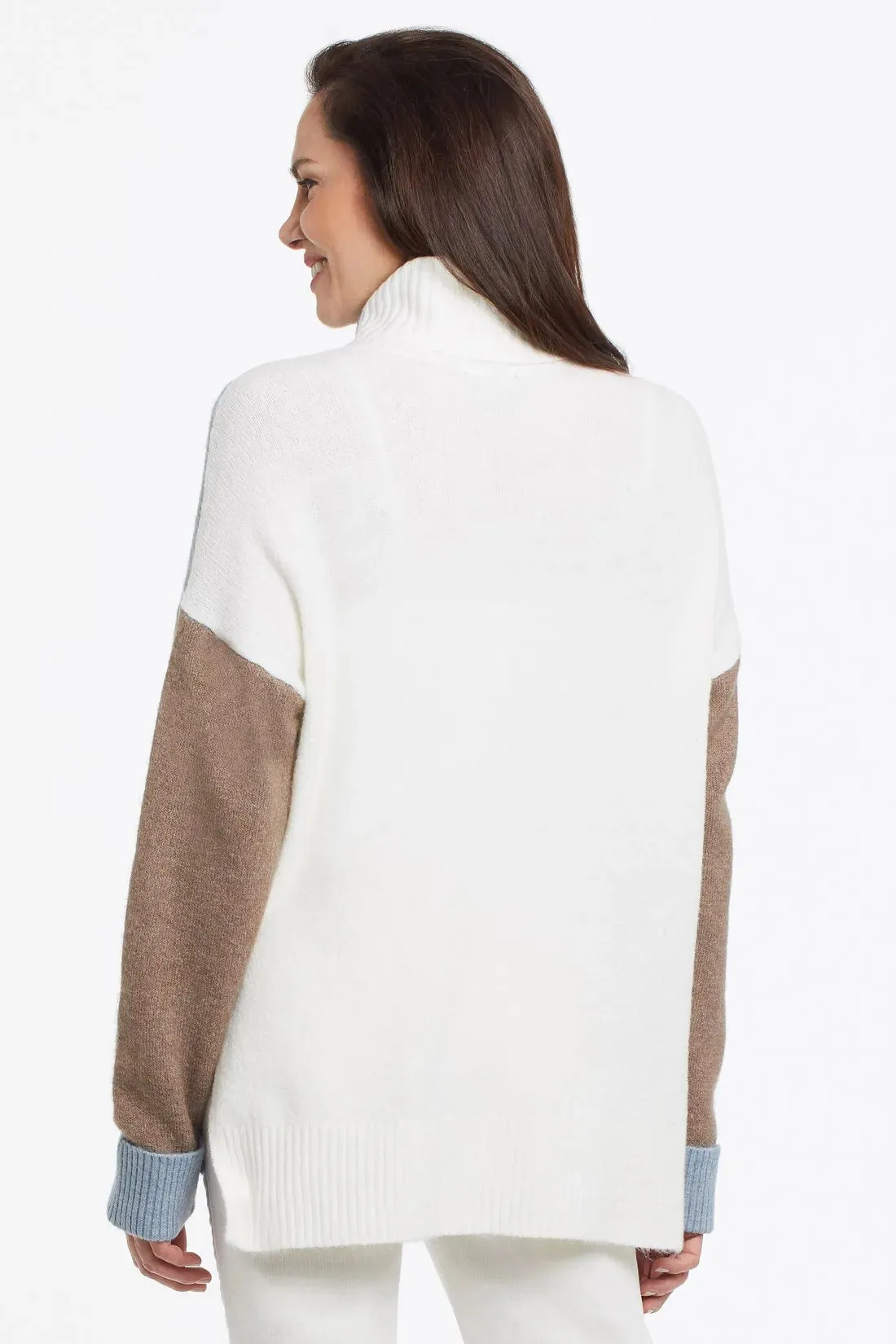 Tribal | Color Block Turtleneck | Women's