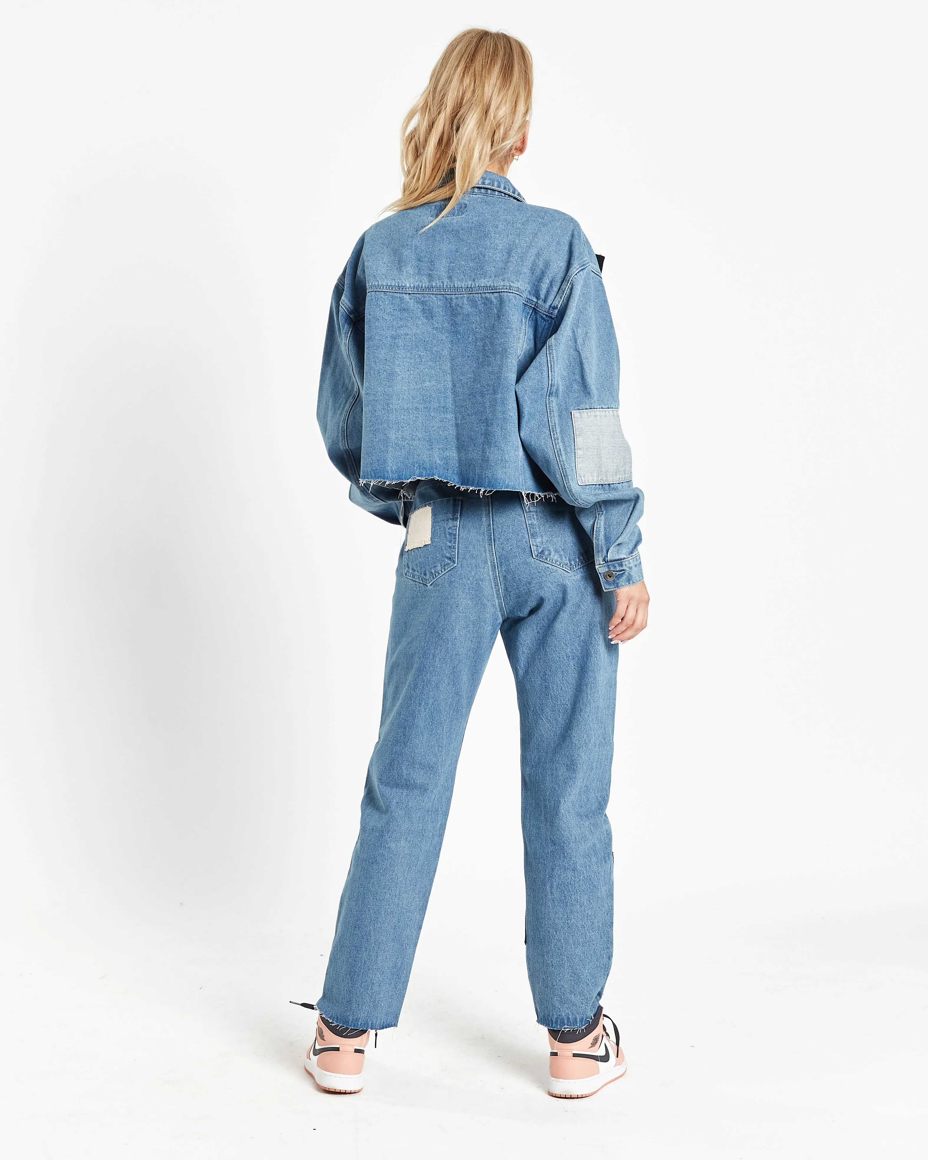 Vagabond Patchwork Mom Relaxed Jean