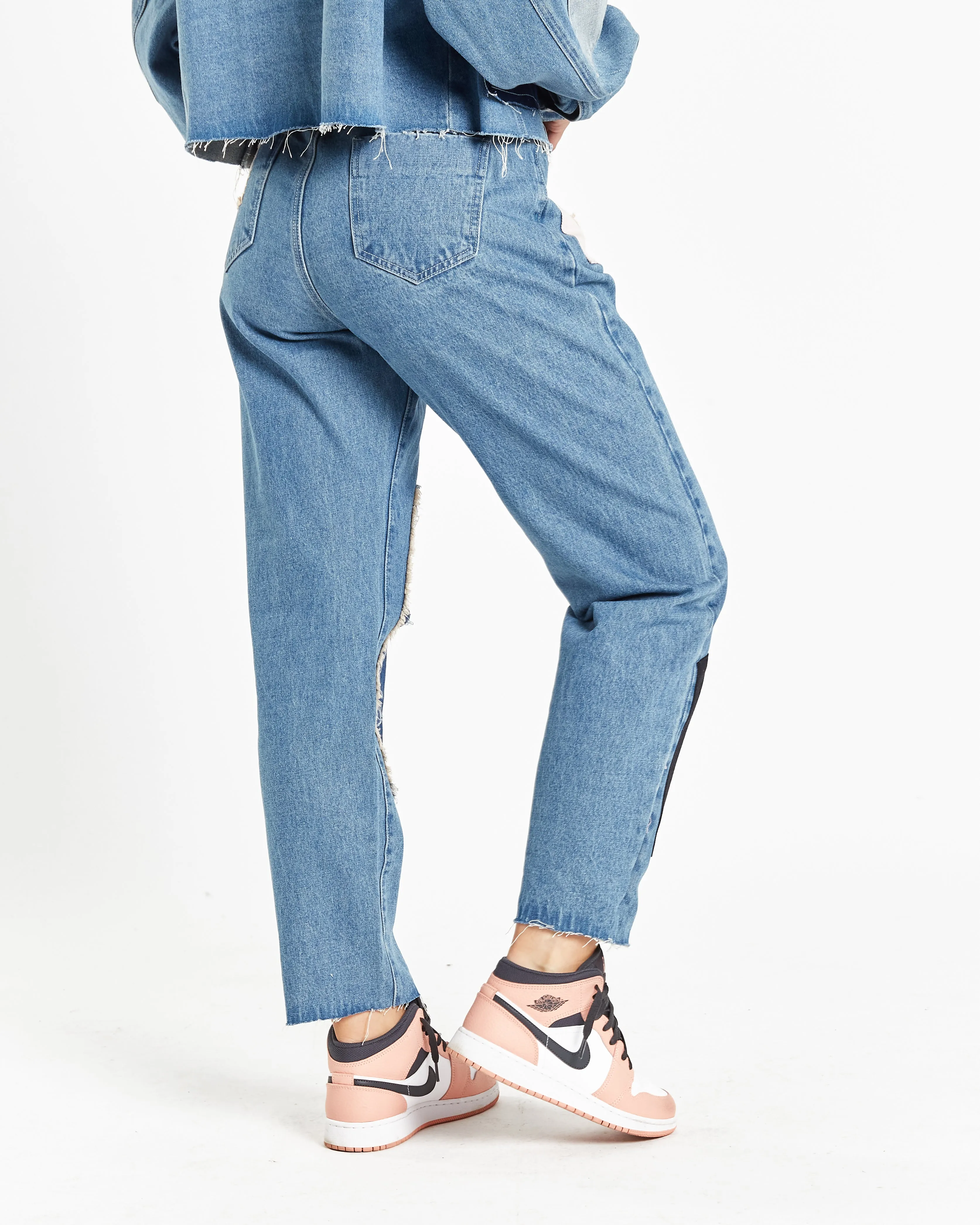 Vagabond Patchwork Mom Relaxed Jean