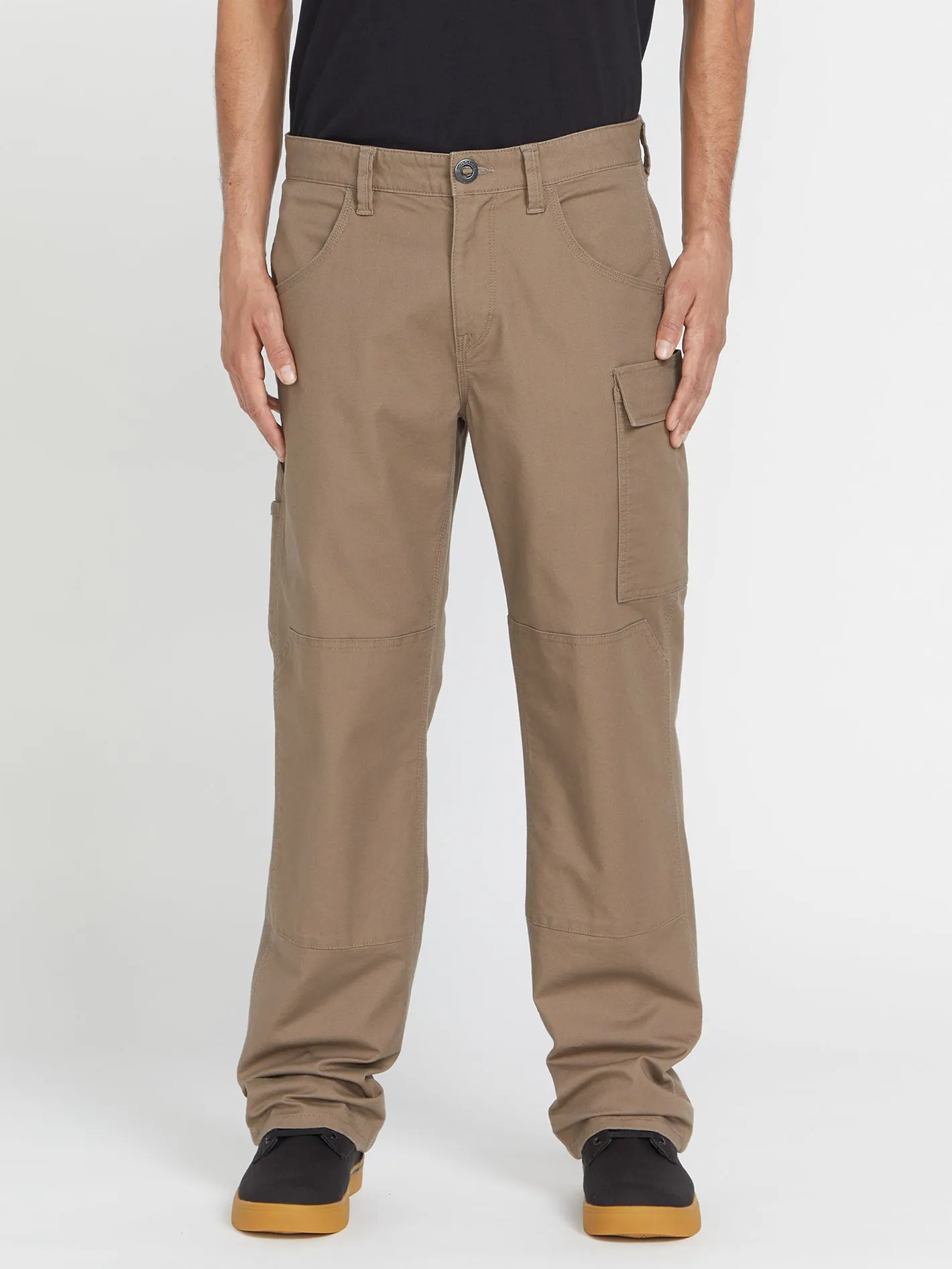 Volcom Workwear Caliper Relaxed Work Pants - Brindle