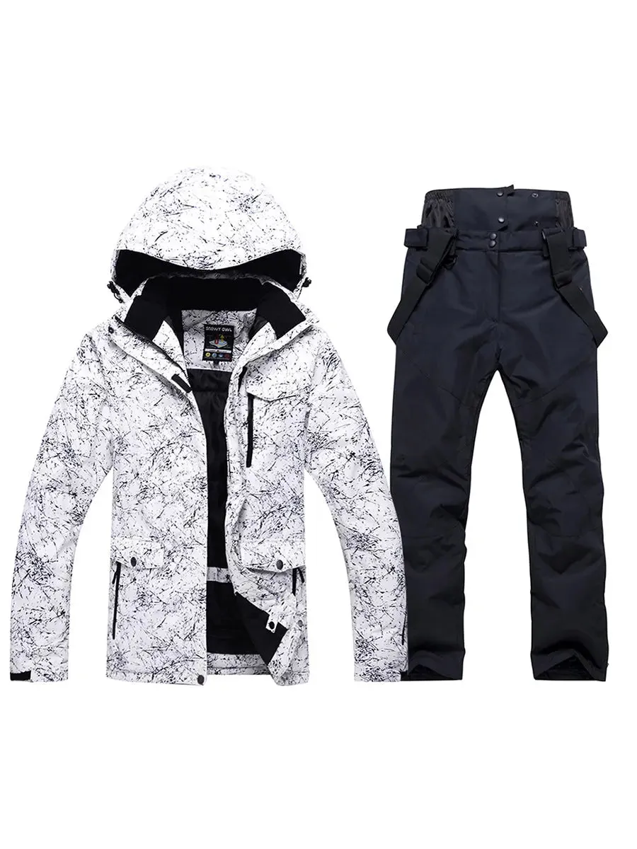 Women's Colorful Printed Ski Jackets and Pants