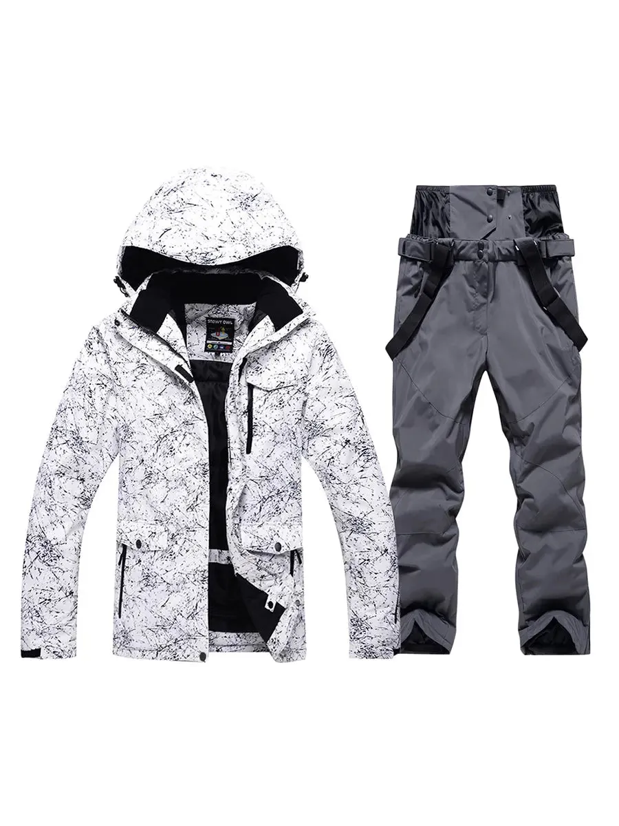 Women's Colorful Printed Ski Jackets and Pants