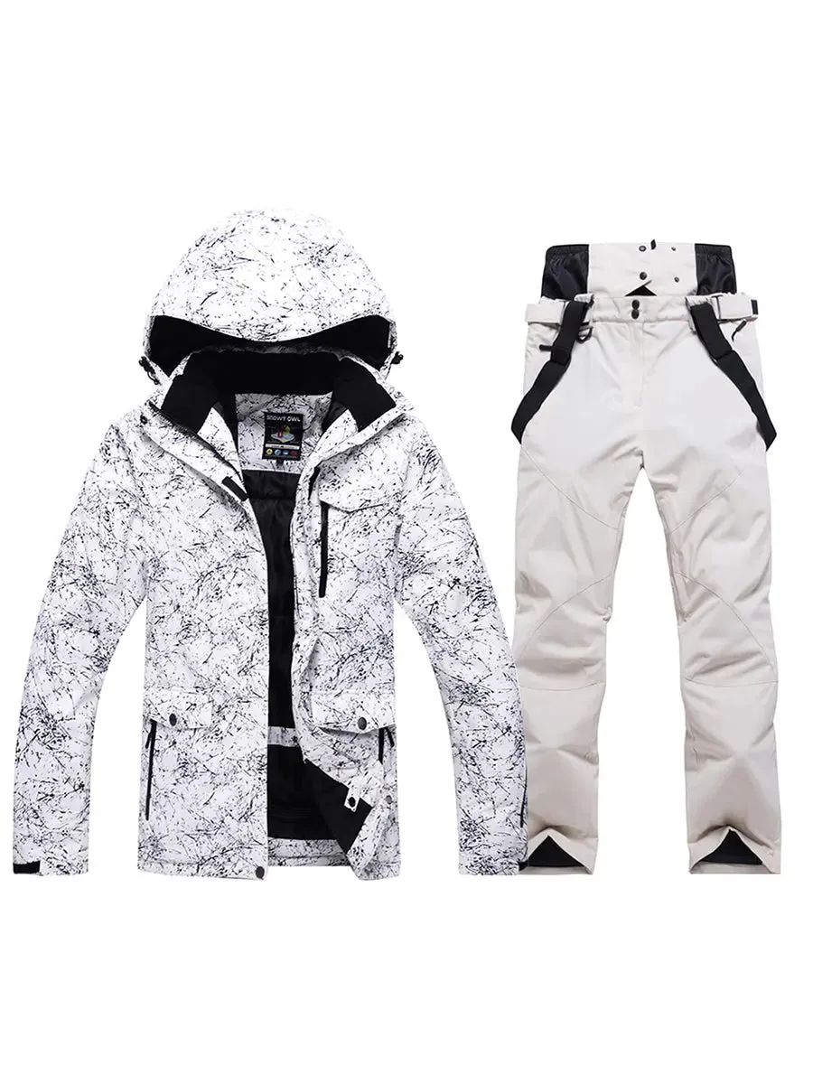 Women's Colorful Printed Ski Jackets and Pants