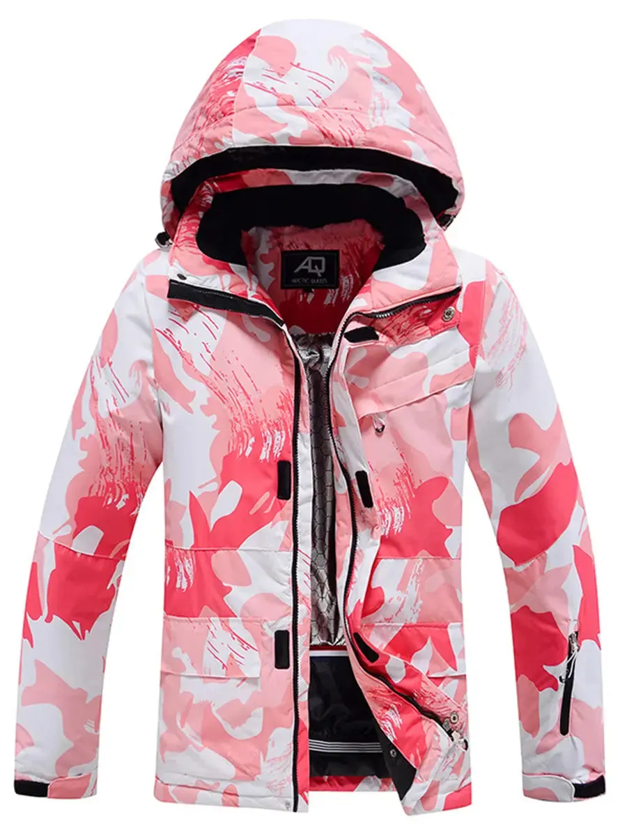 Women's Cool Camouflage Ski & Snowboard Jackets Thermal