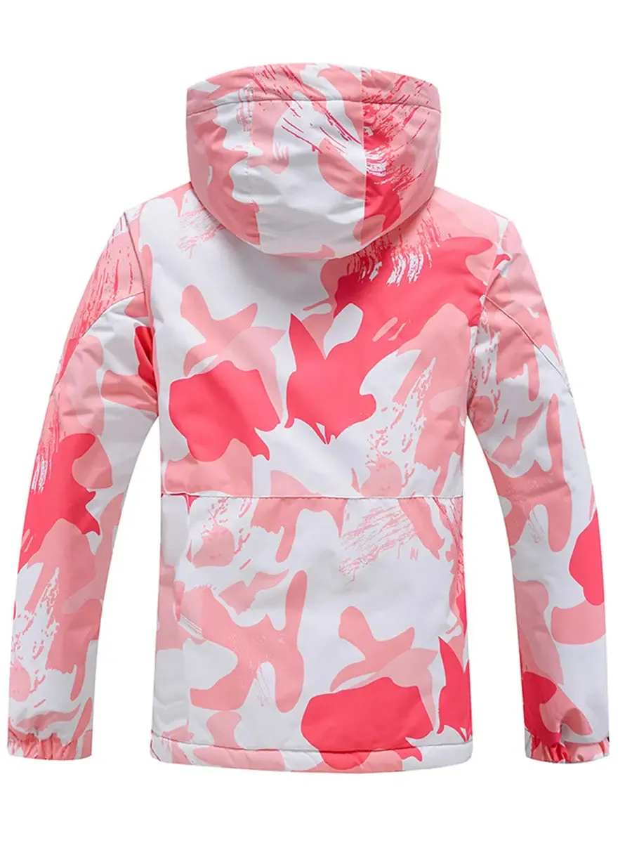 Women's Cool Camouflage Ski & Snowboard Jackets Thermal