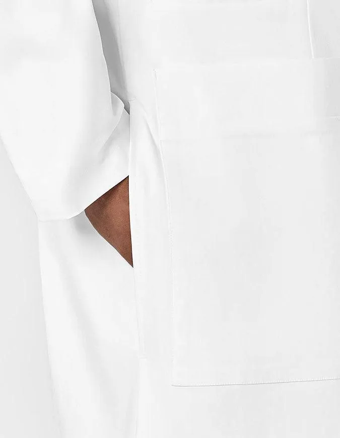 WonderWink Slate 38 Inch Men's Welt Pocket Lab Coat