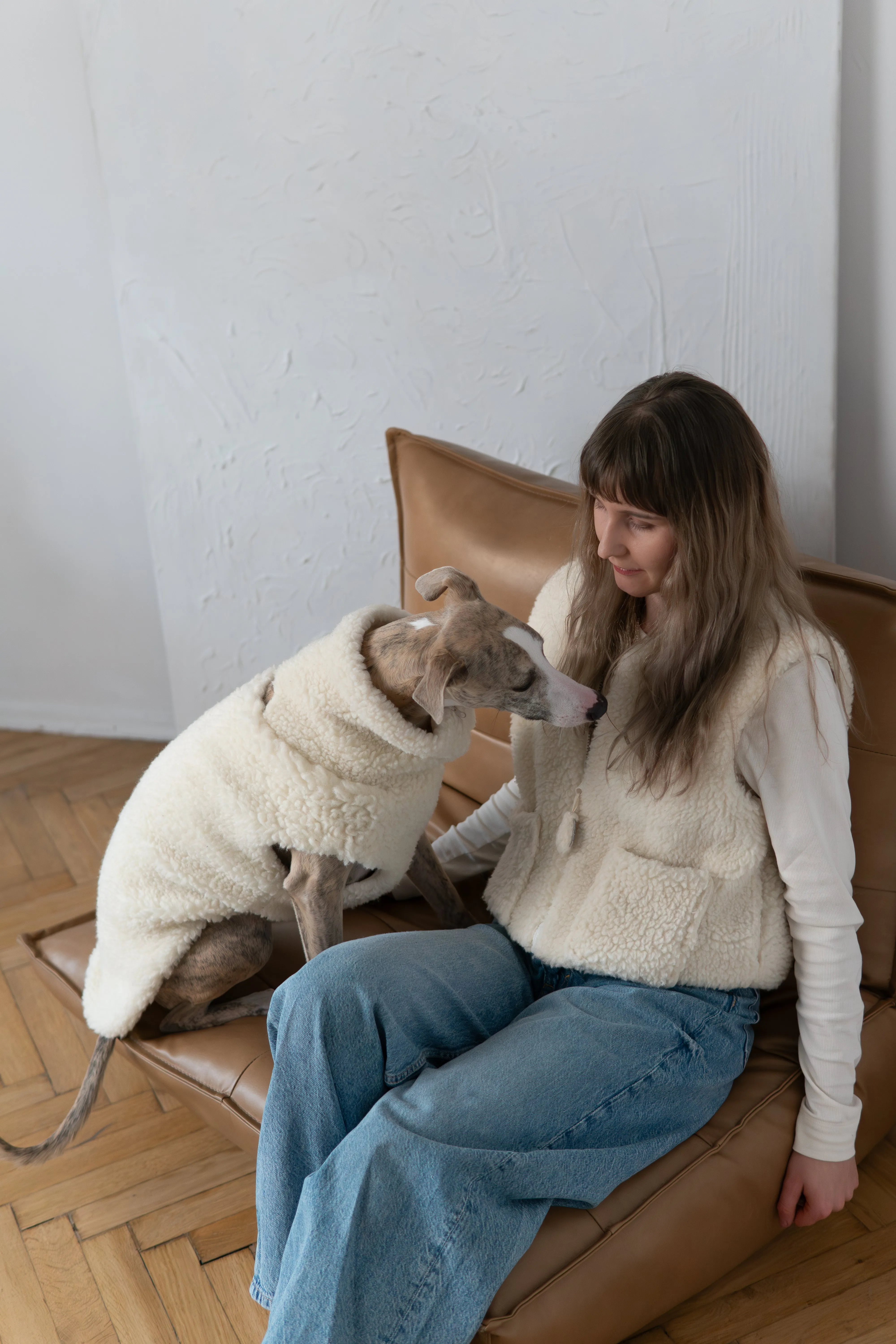 Woolen Dog Vest - Dark Grey