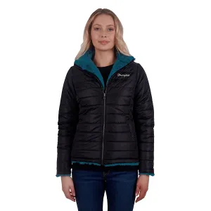 Wrangler Womans Montana Reversible Jacket Black