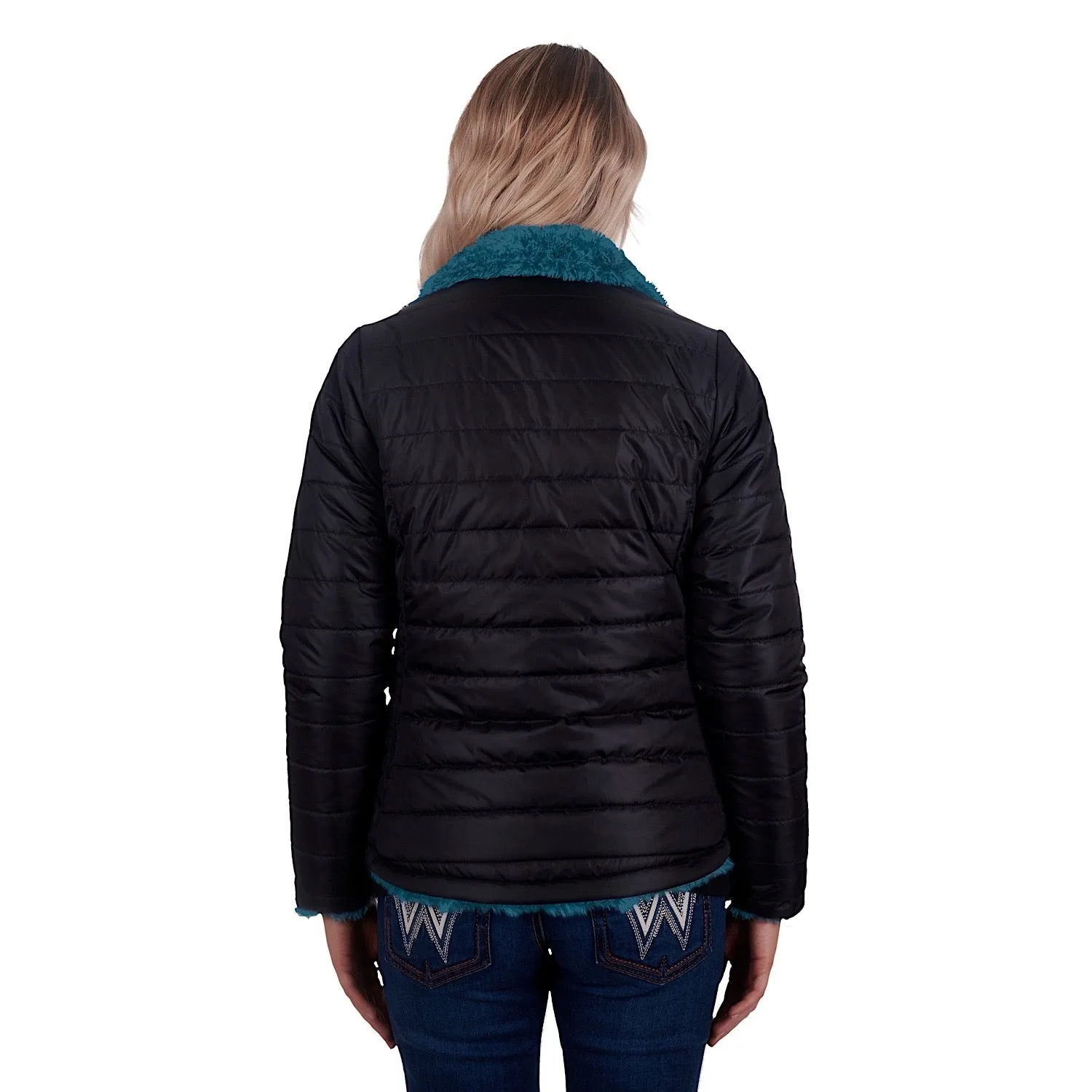 Wrangler Womans Montana Reversible Jacket Black