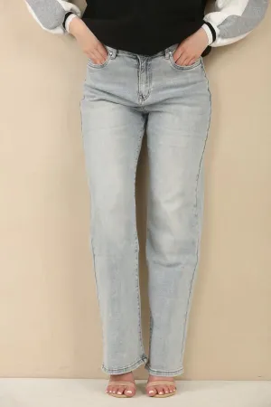 Zoe Wide Leg Jeans Light Blue