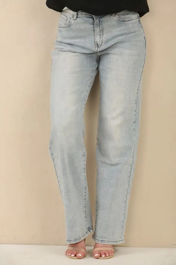 Zoe Wide Leg Jeans Light Blue